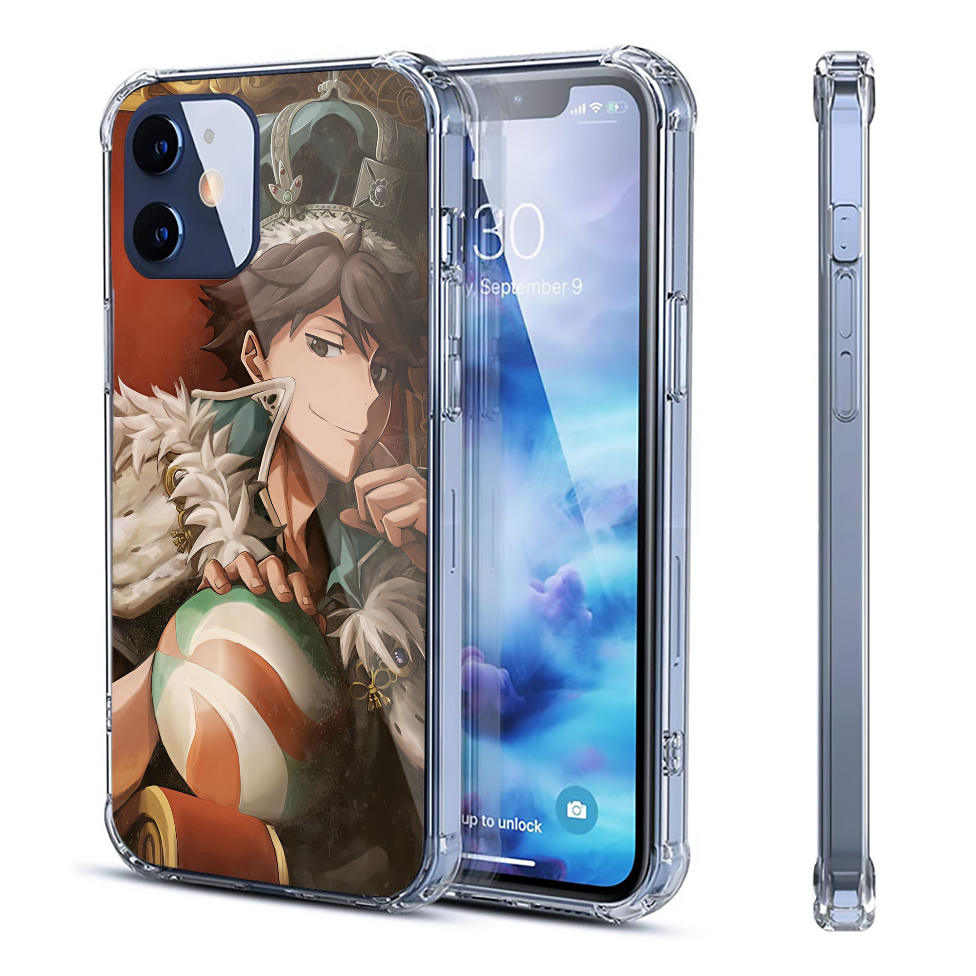 （画像用） ハイキュー!! Haikyu!! 【iPhone 12シリーズ対応】透明スマホケース（クリアソフトケース）